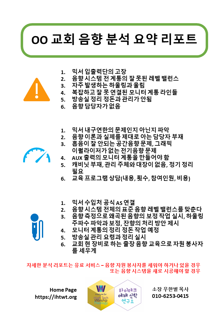 OO 교회 음향 분석 요약 리포트 샘플